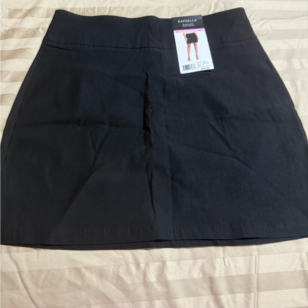 Rafaella Women's Black Skort Size Small NWT